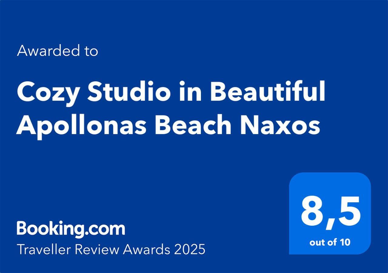 Cozy Studio In Beautiful Apollonas Beach Naxos Apollon (Naxos) Exterior foto